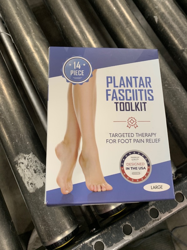 Photo 1 of Plantar Fasciitis Foot Pain Relief 14 Piece Kit – HSA/FSA Eligible Premium Planter Fasciitis Support, Gel Heel Spur, Therapy Wraps, Compression Socks, Foot Sleeves, Arch Supports, Heel Cushion & Grips