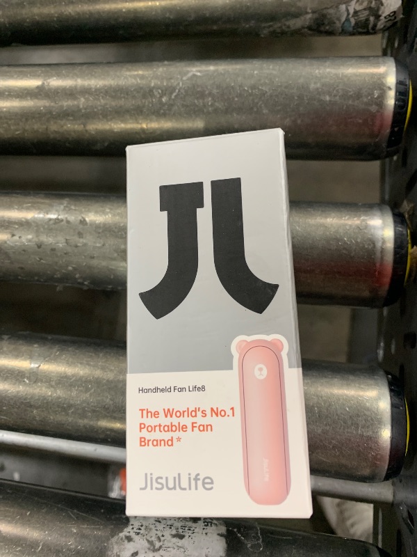 Photo 1 of JISULIFE Handheld Mini Fan, 3 IN 1 USB Rechargeable Portable Fan [12-19 Working Hours] with Power Bank, Flashlight, Pocket Design for Travel/Summer/Concerts/Lash, Gifts for Women (Pink)