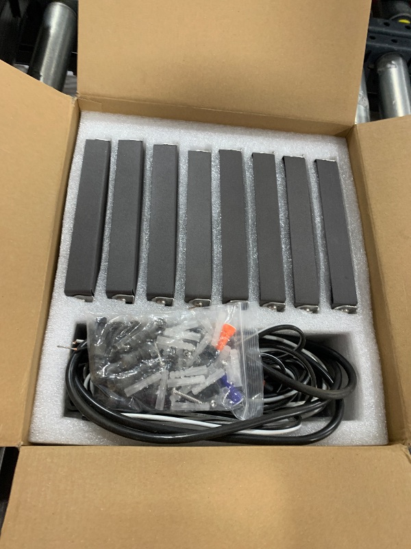 Photo 1 of [8 Pack] CLOUDY BAY Low Voltage 7 Inch Smart Hardscape Lighting,3.5W LED Paver Light,2700-6500K,1.5W RGB Color Changing,Compatible with Alexa & Google Assistant,Hub Included,Transformer Excluded