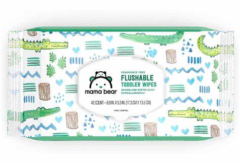 Photo 1 of Flushable toddler wipes MAMA BEAR 