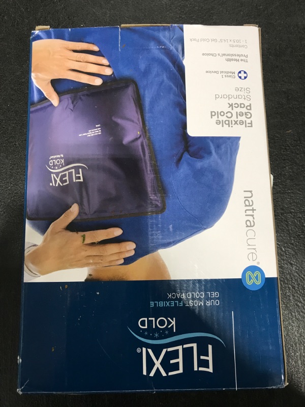 Photo 1 of FlexiKold Gel Ice Packs (Standard Large: 10.5" x 14.5") for Injuries Reusable, Back Pain Relief, Knee Wrap, After Surgery, Ice Pack for Knee, Shoulder - 6300-COLD by NatraCure