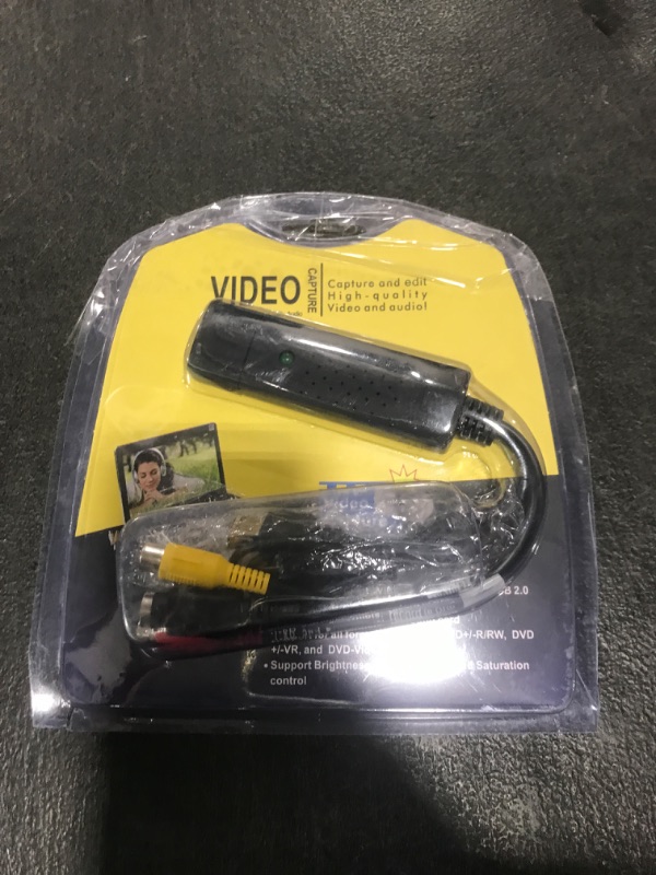 Photo 1 of Little World USB 2.0 Audio/Video Converter, Video Capture Card VHS Box VHS VCR TV to Digital Converter, Windows 2000/XP/Vista/7/8/10/11/Mac