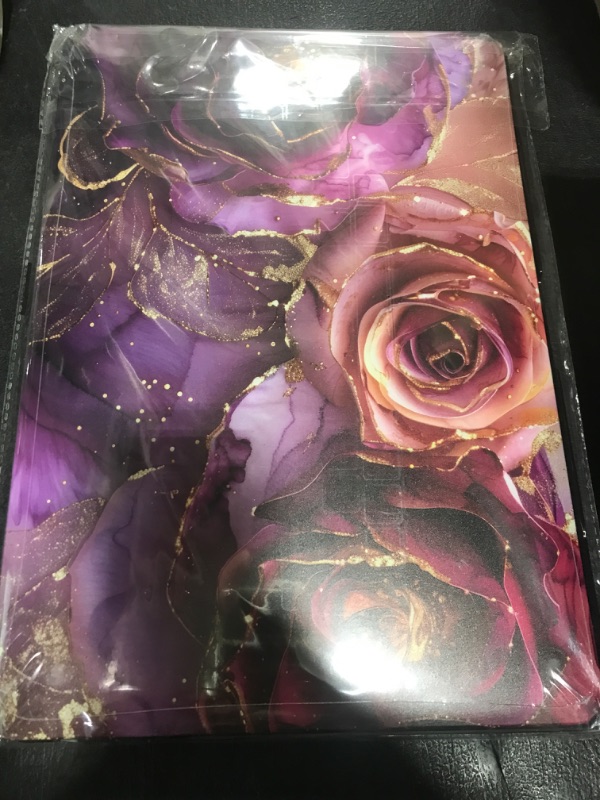 Photo 1 of Mektron Case for MacBook Pro 16 Inch A2141 Cover 2019 Release 16" with Liquid Retina Display/Touch ID, Plastic Hard Shell with Keyboard Skin & Screen Protector & Dust Plug, Marble Flowers