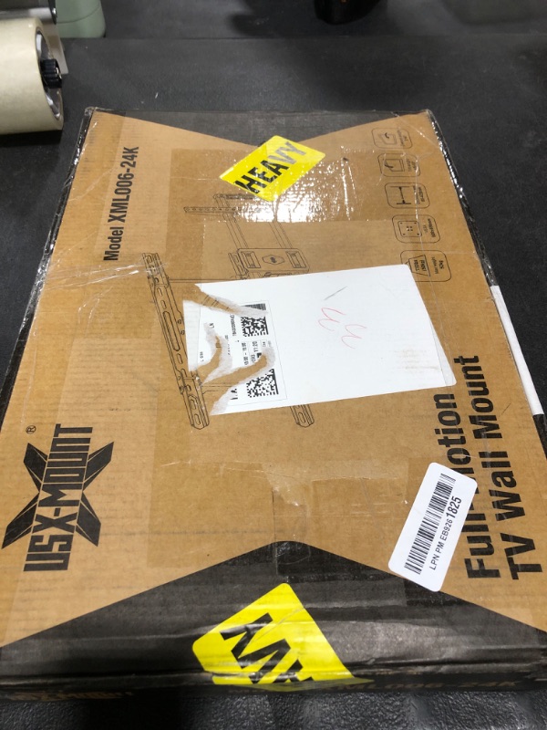 Photo 1 of USX MOUNT UL Listed TV Wall Mount for 42"-85" TVS, Fits 16" 18" or 24" Studs, Full Motion Wall Mount Swivel Tilt Extension TV Bracket with Dual Articulating Arms, Max VESA 600x400mm, Load 110lbs