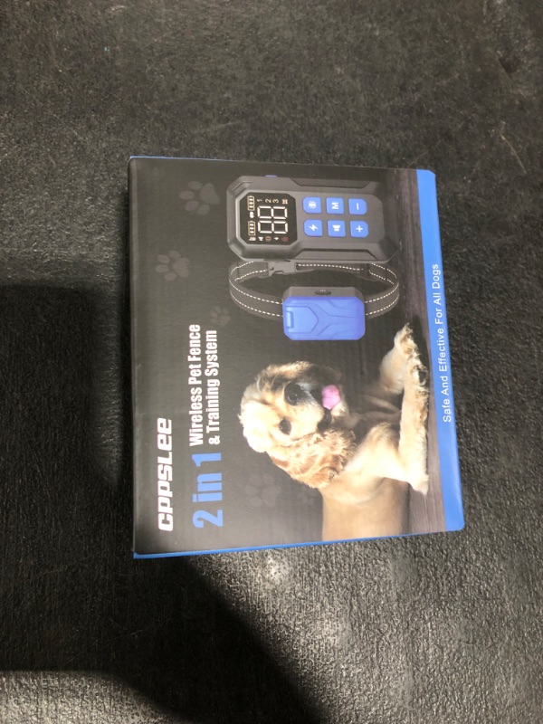 Photo 1 of CPPSLEE Wireless Fence for Dogs, Electric Dog Fence, Wireless Dog Fence, Electric Fence for Dogs, 2 in 1 Wireless Dog Fence System and with Waterproof Dog Training Collar
