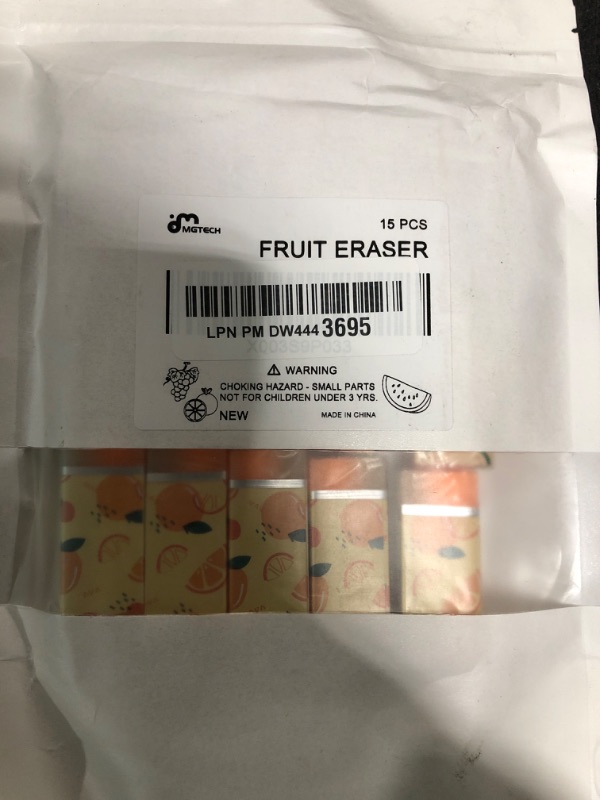 Photo 1 of 15 PC FRUIT ERASERS 