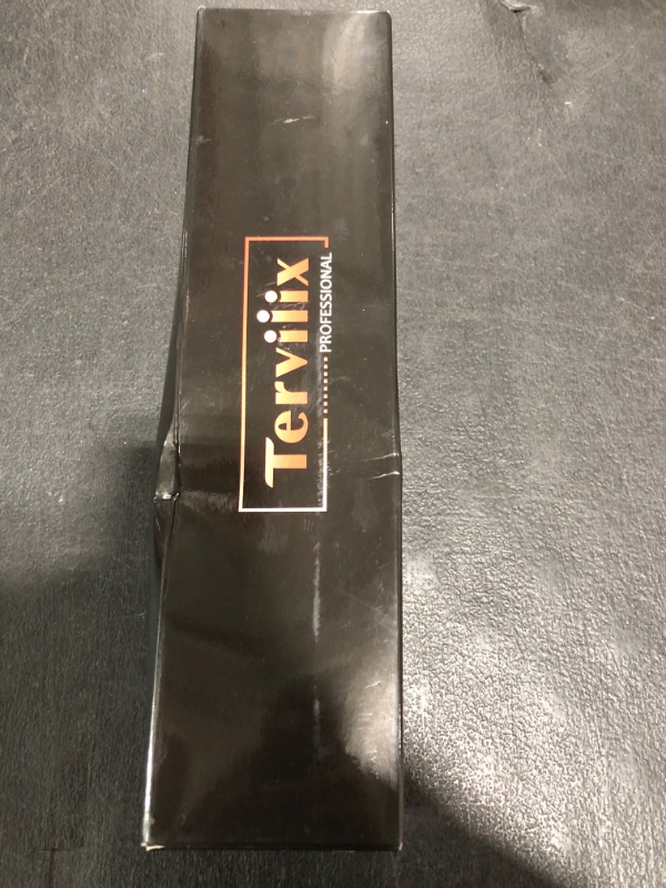 Photo 1 of Terviiix Small Flat Iron for Short Hair, Temperature Adjustable Pencil Flat Iron Fast Heat Up, 3/10 Inch Beard Straightening Iron Dual Voltage with Tourmaline Ceramic Plates, Auto Shut Off