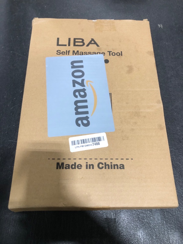 Photo 1 of LiBa Back and Neck Massager - Trigger Point Massage Tools for Pain Relief and Manual Massage Hook Therapy Handheld Back Neck Shoulder Massager Black - Gift for Women & Men