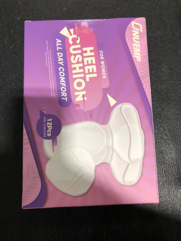 Photo 1 of ONUEMP Heel Cushion Inserts and Metatarsal Pads for Women, 3 Pairs Heel Grips and 3 Pairs Ball of Foot Cushions, Silicone Shoe Pads Insoles for High Heels, Blister Prevention for Too Big Shoes