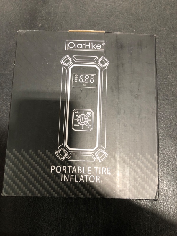 Photo 1 of OlarHike Cordless Tire Inflator Portable Air Compressor, 150PSI Dual Mode, 5400mAh Auto Air Pump for Car Tires, Motorcycle, Bicycle, Smart Electric Pump with LED Light & Digital Pressure Gauge