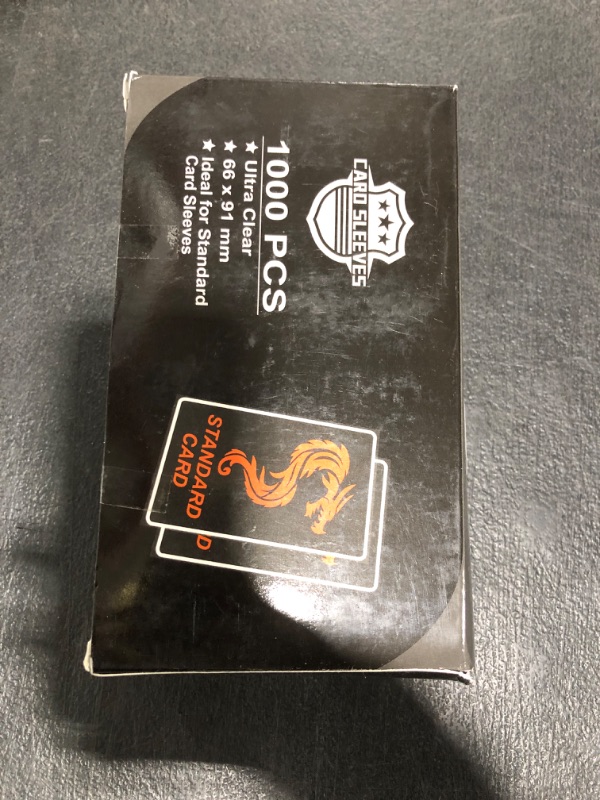 Photo 1 of 1000PS Penny Trading Card Sleeves for Board Game,Standard Size 61x99mm,Hold Perfect for Baseball,Football,Magic,Yugioh Card Sleeves