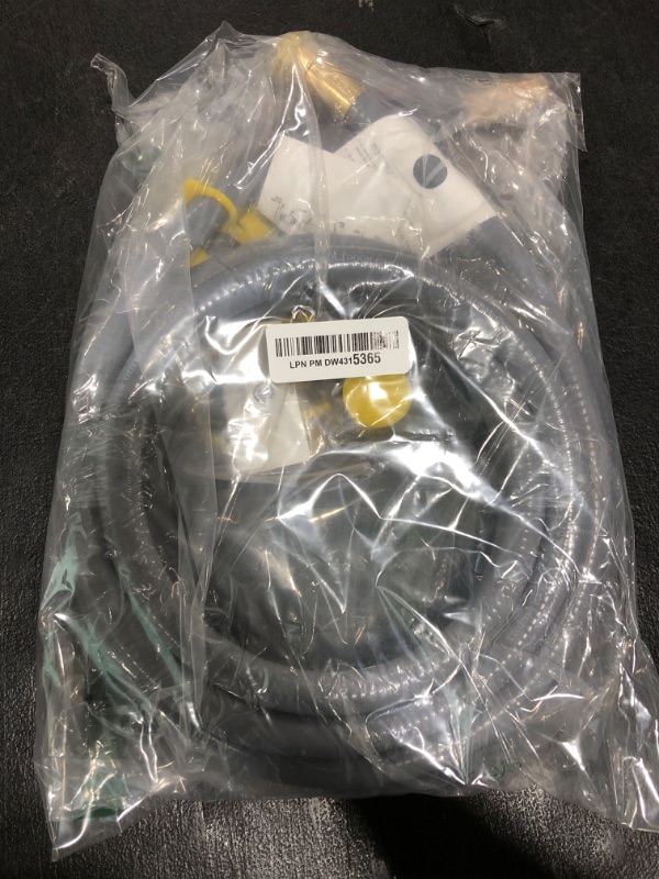 Photo 1 of 12 Feet 1/2-Inch Natural Gas Hose with Quick Connect Fitting for BBQ, Grill, Pizza Oven, Patio Heater and More NG Appliance, Propane to Natural Gas Conversion Kit - CSA Certified