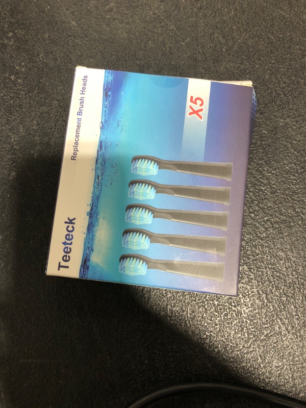 Photo 1 of 5 Pack Electric Toothbrush Replacement Heads Compatible with Fairywill,Toothbrush Heads Compatible with FW-507/508/551/515/917/959/2011,FW-D1/D3/D7/D8