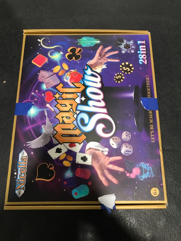 Photo 1 of Nicella Magic Kit - 200+Magic Tricks for Kids Age 6-8, Magic Set with Manual and Video for Beginners and Kids, Christmas Halloween Birthday Gifts Toys for Ages 6 7 8 9 10 11 12 Years Old Boys Girls