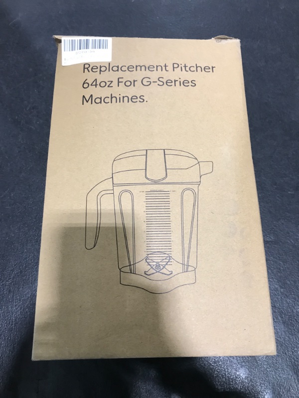 Photo 1 of For Vitamix Blender Pitcher 64oz Low-Profile, Replacement Pitcher for Vitamix 750 5300 5200 5000 7500 6300 Vm0102 Vm0103 Vm0197 E310 G/Classic C/Explorian/Commercial series etc