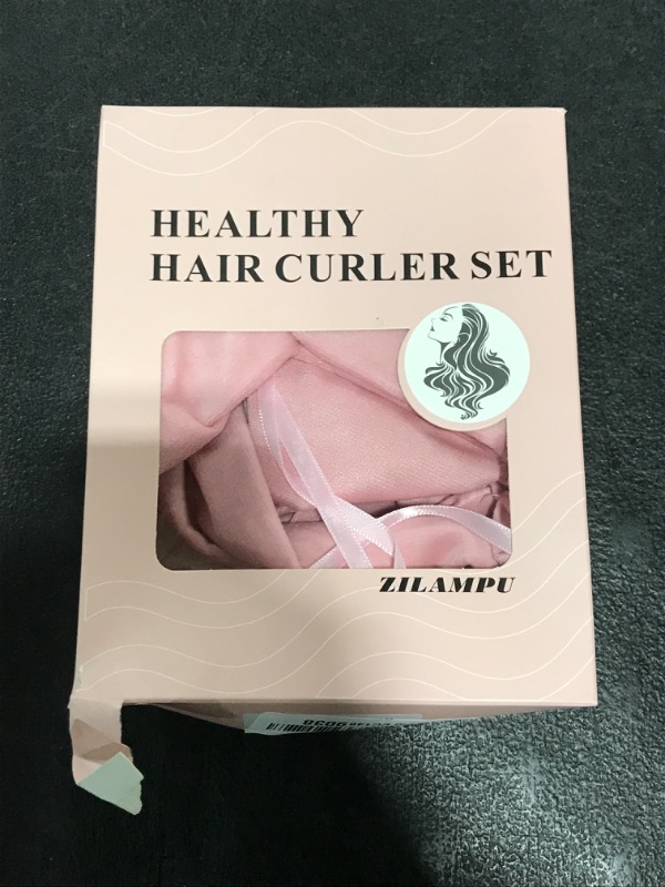 Photo 1 of ZILAMPU No Heat Overnight Hair Curler Wrap - 70" Long Velour Lazy Curls Roller Headband for Long Hair to Sleep In for Women and Girls1040729656
