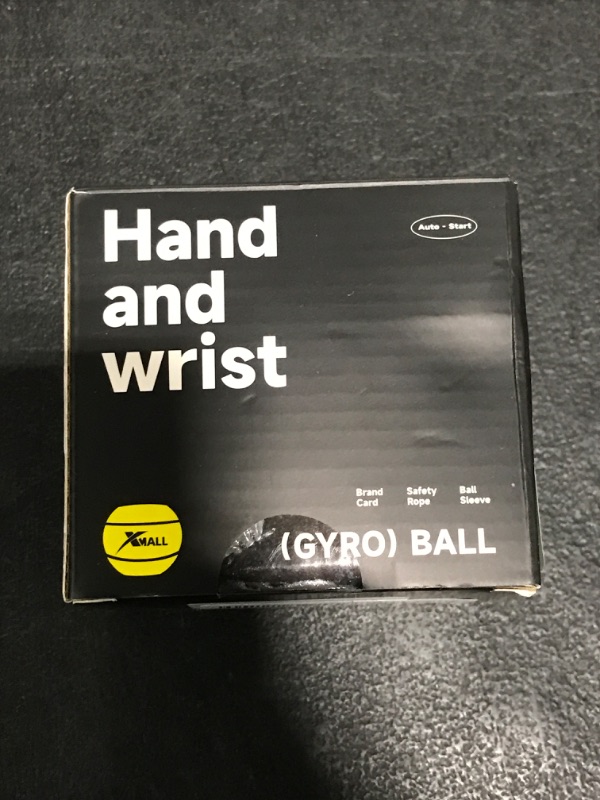 Photo 1 of XMALL Wrist Power Gyro Ball, Hand Forearm Strengthener, Wrist Trainer, Auto-Start Colorful Lighting (Black)