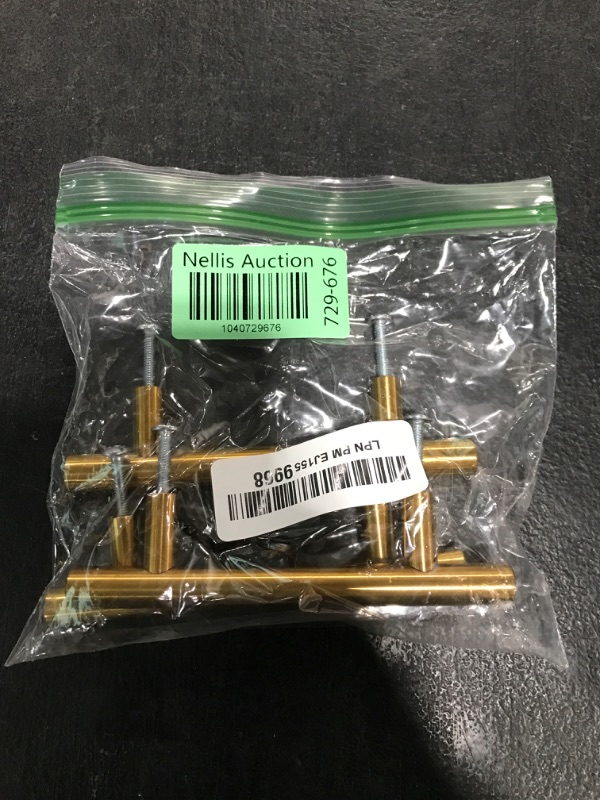 Photo 1 of Ravinte 3 Pack | 5'' Cabinet Pulls Brushed Brass Stainless Steel Kitchen Drawer Pulls Cupboard Pulls Cabinet Handles 5”Length with 3” Hole Center