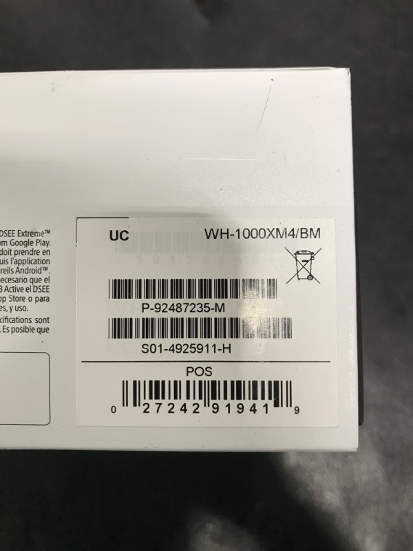 Photo 1 of Sony WH-1000XM4 Wireless Premium Noise Canceling Overhead Headphones with Mic for Phone-Call and Alexa Voice Control, Black WH1000XM4