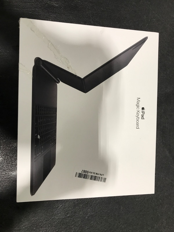 Photo 1 of Apple Magic Keyboard: iPad Keyboard and case for iPad Pro 12.9 inch (3rd, 4th, 5th and 6th gen) and iPad Air (M2), Great Typing Experience, Built-in trackpad, US English - Black