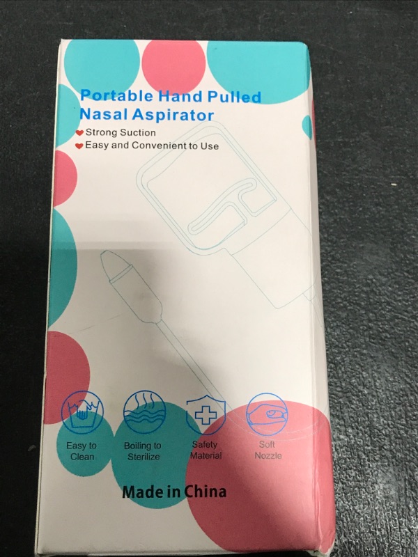 Photo 1 of Baby Nasal Aspirator, Powerful Hand Pump Baby Nose Sucker, Nasal Aspirator for Baby with Soft Silicone Nose Tip for Fast and Effective Relief of Nasal Congestion in Infant.