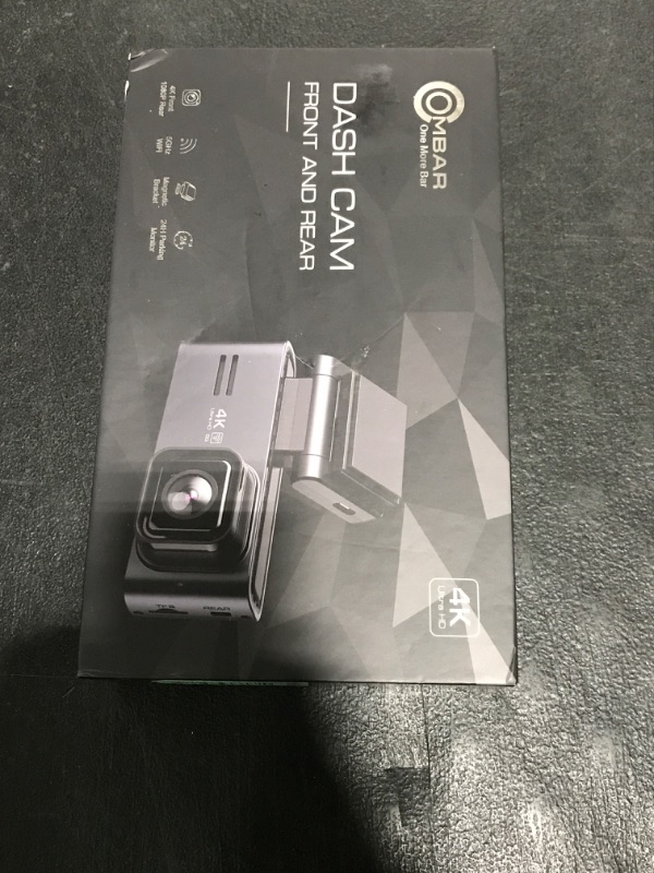 Photo 1 of OMBAR Dash Cam Front and Rear 5G WiFi, Dash Cam 4K/2K/1080P+1080P, Dash Camera for Cars with 3.18" LCD Screen, Dashcam Car Camera with WDR Night Vision, G-Sensor, Loop Recording, SD Card Not Included