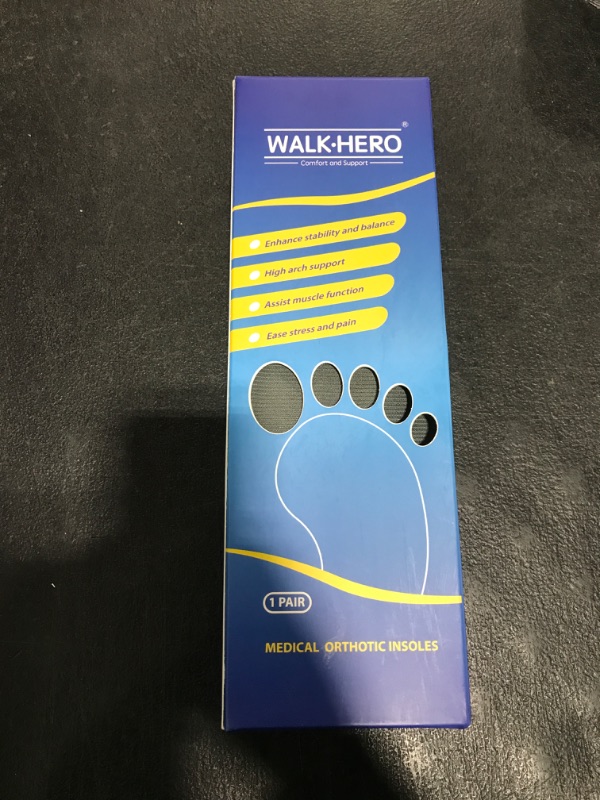 Photo 1 of Plantar Fasciitis Feet Insoles Arch Supports Orthotics Inserts Relieve Flat Feet, High Arch (Mens 10-10 1/2 | Womens 12-12 1/2)