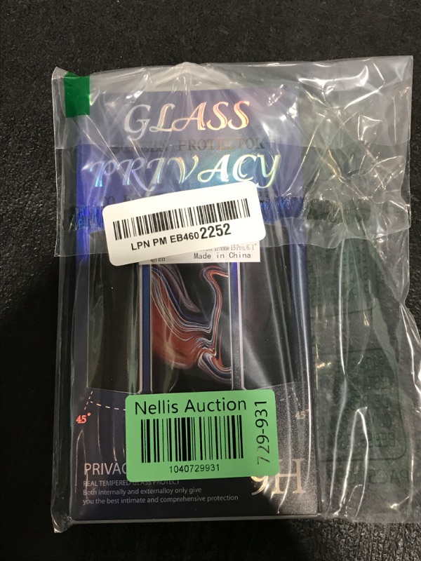 Photo 1 of WITATAOGE 3 Pack Matte Privacy Screen Protectors for iPhone 15 Pro Tempered Glass Anti-Spy Tempered Glass 9H Anti-Glare Anti-Fingerprint Privacy Protective Film for iPhone 15 Pro,6.1"