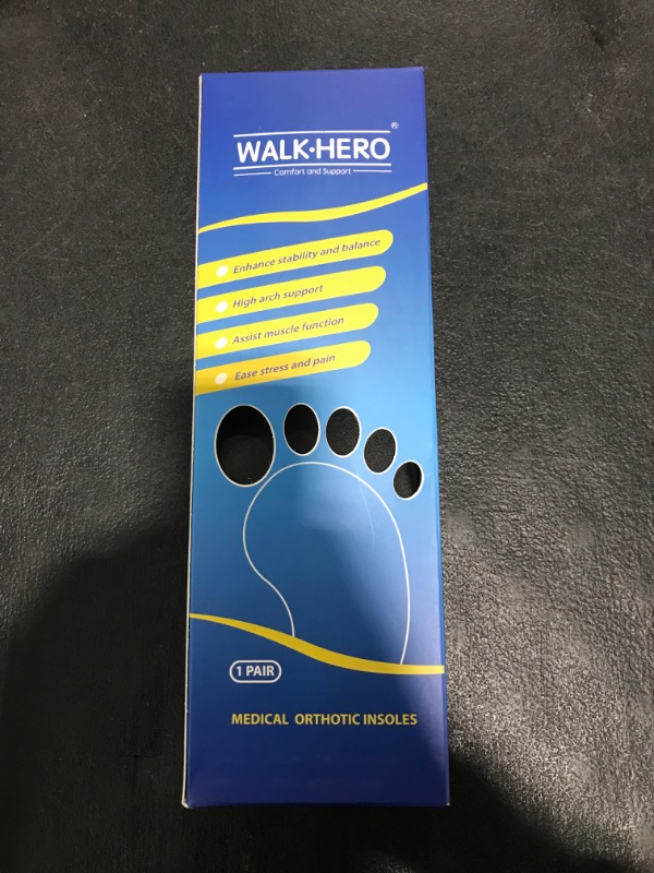 Photo 1 of Plantar Fasciitis Feet Insoles Arch Supports Orthotics Inserts Relieve Flat Feet, High Arch (Mens 10-10 1/2 | Womens 12-12 1/2)
