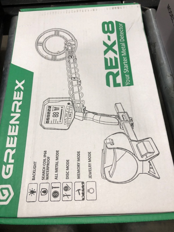 Photo 1 of GreenRex Metal Detector for Adults Professional, Waterproof Pinpoint, High Accuracy Gold and Silver Detection, Underwater and Beach Use, 10'' IP68 Coil, Bigger LCD, New Advanced DSP Chip