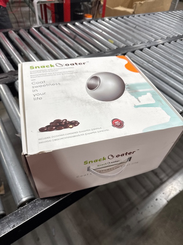 Photo 1 of Aieve Snack Coater Compatible with KitchenAid Bowl-Lift Stand Mixer for Making Chocolate Covered Almonds, Pistachio, Peanut, Freeze Dried Strawberry, Raisin, Macadamia Nuts and Blueberry