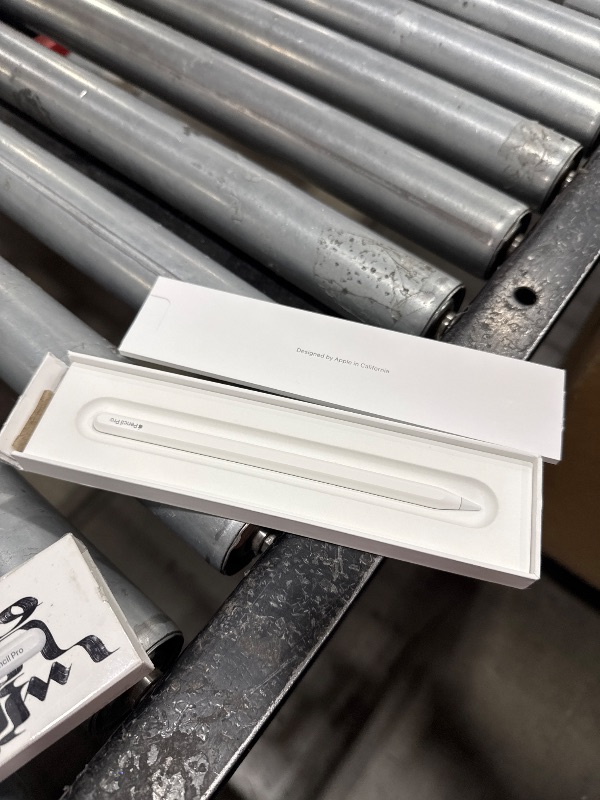 Photo 1 of Apple Pencil Pro: Latest Model - Device Compatibility Check Required - Pixel-Perfect Precision, Tilt and Pressure Sensitivity, Perfect for Note-Taking, Drawing, and Art. Charges and Pairs Magnetically