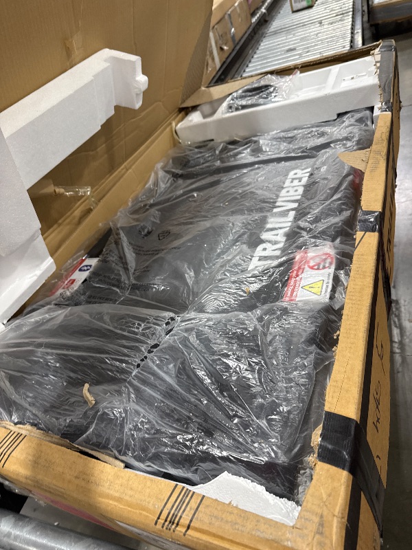 Photo 1 of TRAILVIBER Walking Pad Treadmill with 12% 9-Level Auto Incline, 450 lbs Capacity and RGB LED Screen Under Desk Treadmill with Auto Incline and Hiking Mode, Compact Treadmills for Home Small/Office