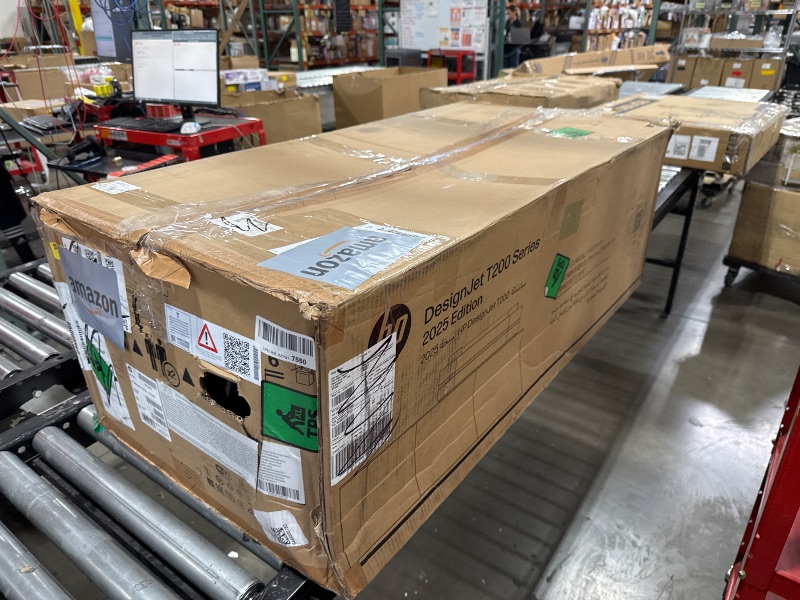 Photo 1 of HP DesignJet T210 Large Format 24-inch Plotter Printer, Includes 2-Year Onsite Warranrty Support (8AG32T) - New Model