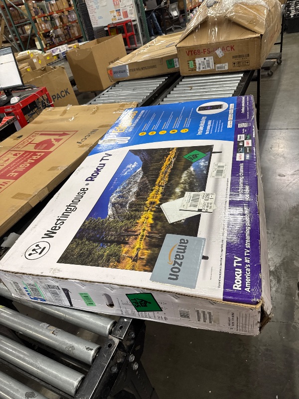 Photo 1 of Westinghouse Roku TV - 50 Inch Smart Television, 4K UHD LED with Wi-Fi Connectivity and Mobile App, Flat Screen Compatible with Apple Home Kit, Alexa and Google Assistant