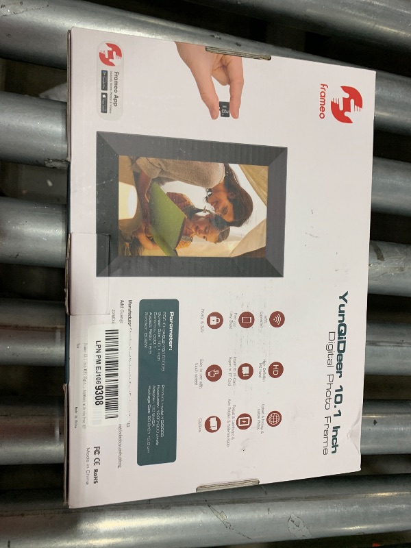 Photo 1 of Frameo 10.1 Inch WiFi Digital Picture Frame with 1280 * 800P IPS Touch Screen HD Disply,Video Clips and Slide Show,Auto-Rotate, Wall Mountable,Send Photos Instantly from Anywhere with via Frameo APP