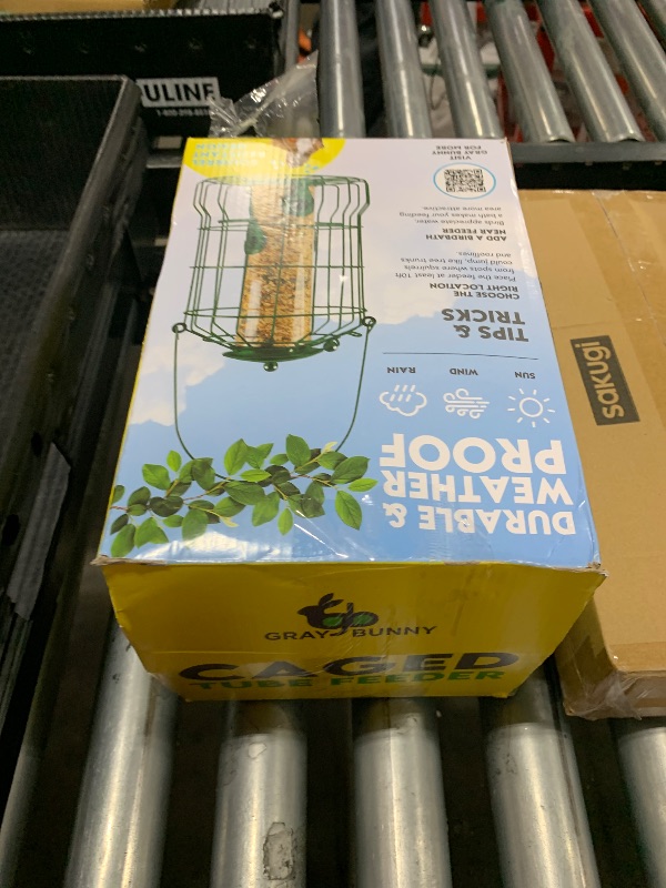 Photo 1 of Squirrel Proof Bird Feeders for Outdoors Hanging (Premium Metal) 1.25 lb Capacity, Chew & Rust Proof, 4-Port Bird Feeder