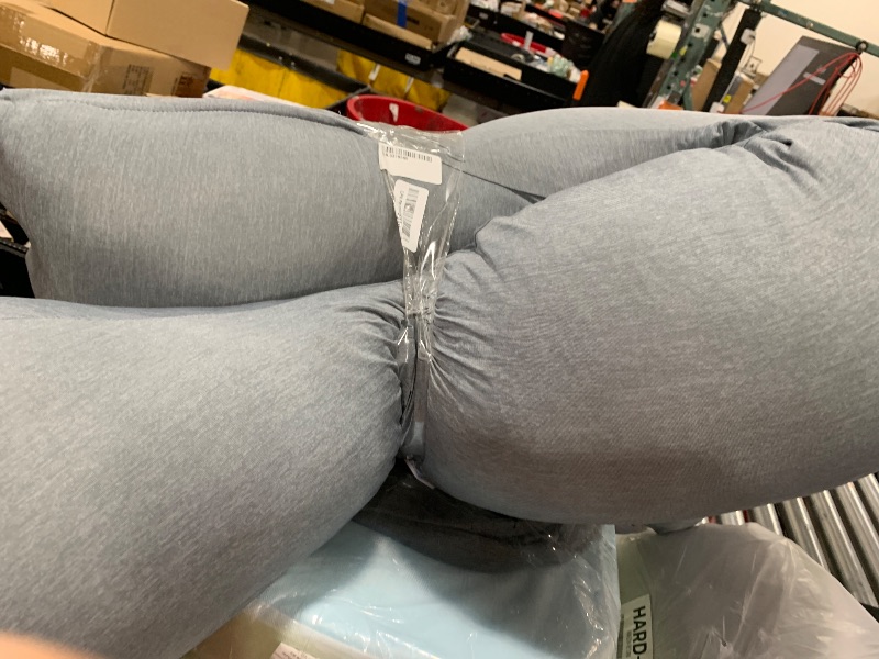Photo 1 of Pharmedoc Pregnancy Pillows, U-Shape Full Body Pillow – Removable Cooling Cover -Dark Grey – Belly and Back Support - Maternity Essential - Pregnancy Must Haves