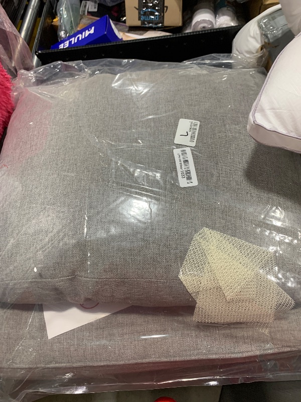 Photo 1 of JMGBird Outdoor Seat/Back Chair Cushion Tufted Pillow, Indoor Deep Seat Chair Cushion Set 22"x22"