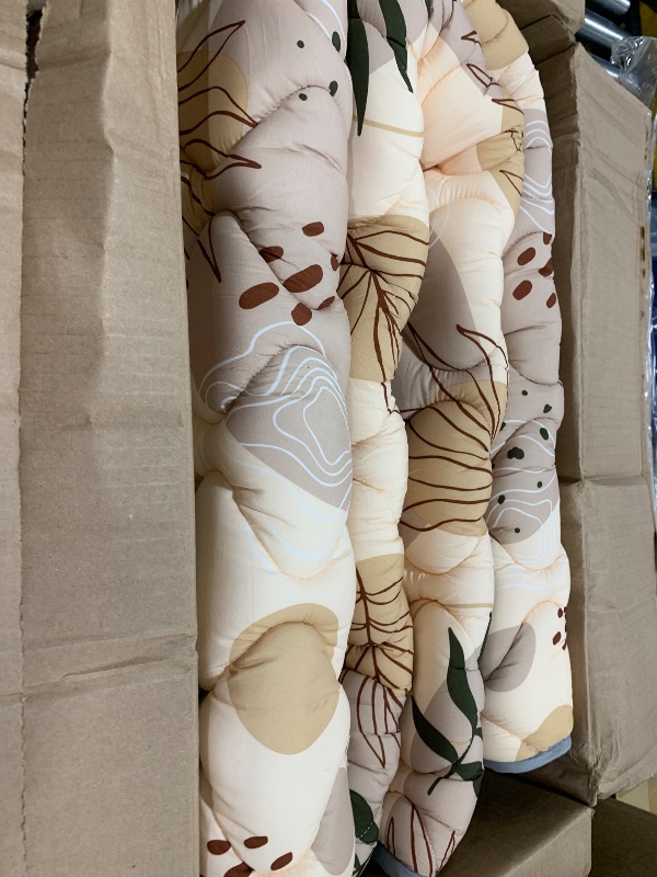 Photo 1 of Blissful Diary Baby Play Mats for Floor, 50x50 Playpen Mat, Thicken Cushioning Padding Foam Playmate for Baby and Toddlers Infants, Non-Slip & Machine Washable, Earth Tones Design