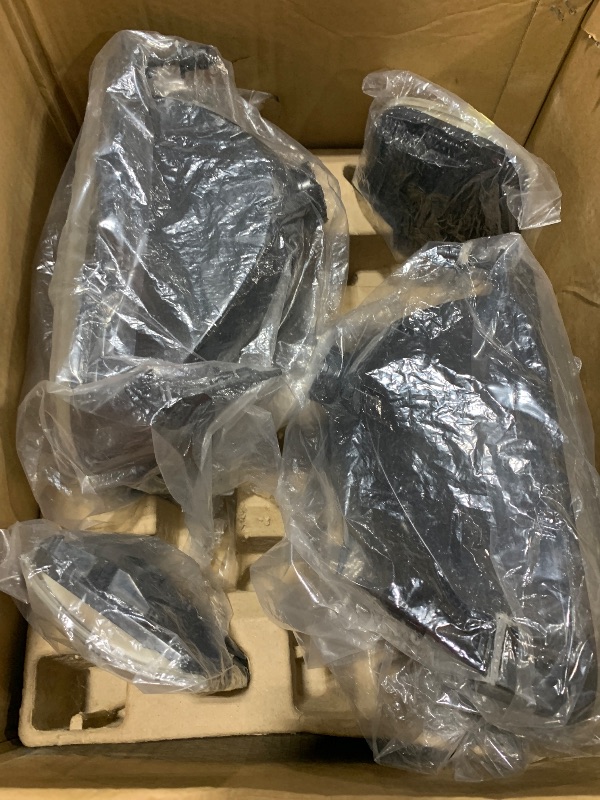 Photo 1 of CNNELL LED DRL Headlights Compatible with 1992-1996 Ford F150/Bronco/1992-1997 F250/F350/FSuper Duty w/Corner Signal Bumper Lamps(Clear lens Chrome Housing Amber Reflector