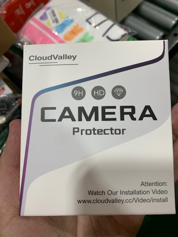 Photo 1 of CloudValley [3 Pack Camera Lens Protector for Samsung Galaxy S24 / S23/ S23 Plus, 9H Ultra Thin Tempered Glass Cover Anti-Scratch & Case Friendly [Not Affect Flash & Night Shot], Black