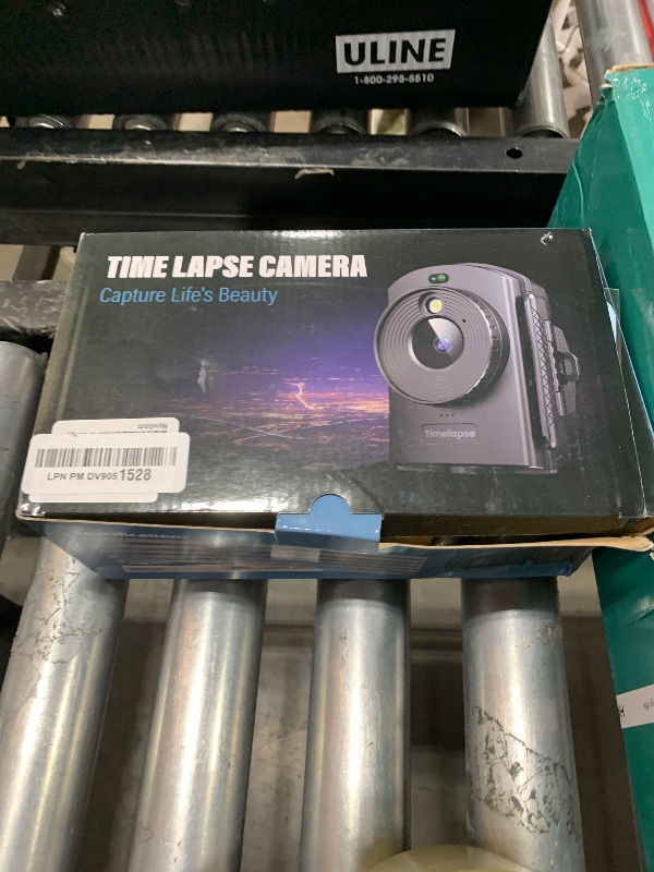 Photo 1 of Caupureye Time Lapse Camera for Outdoor Contruction - Timelapse Camera with Infrared Positioning & LED Light, 180 Days Shooting, 1080P AVI Videos & Photos for Cooking, Plant Growth, Landscape(64GB)