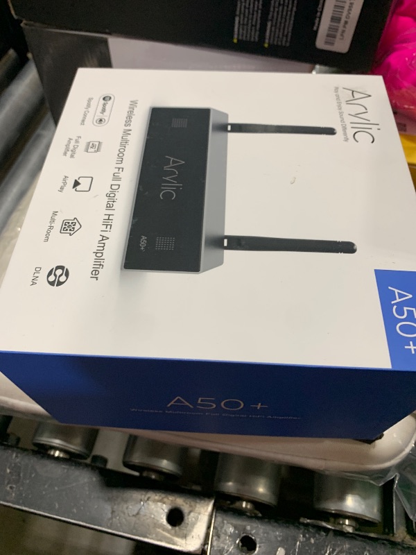 Photo 1 of AirPlay 50W x 2 Stereo Amplifier for Home Audio Speakers - Multiroom Wireless Music Streaming with WiFi & Bluetooth - Spotify & Tidal Support | Arylic Up2stream A50+