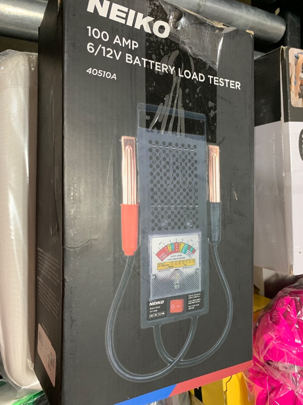 Photo 1 of NEIKO 40510A Car Battery Tester | 100 AMP 6 and 12 Volt Automotive Load Checker | CCA Analyzer