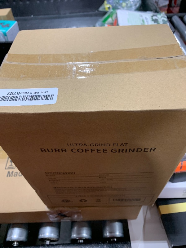 Photo 1 of SHARDOR Electric Burr Coffee Grinder 2.0, Adjustable Burr Mill with 16 Precise Grind Setting for 2-14 Cup, Black
