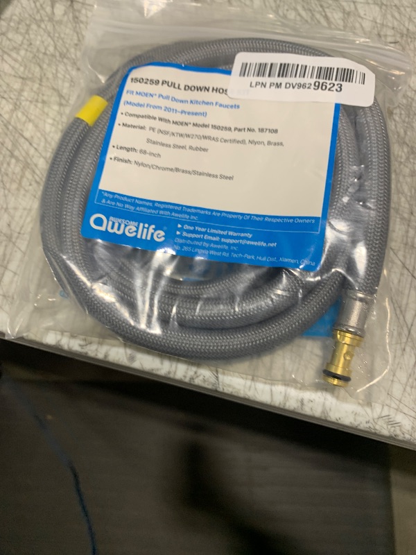 Photo 1 of 150259 Pull Down Hose Kit For Moen Faucet Replacement Part 150259 Hose, Moen Kitchen Faucet Replacement Part 187108, Reflex Moen Pull Down Hose, 68-inch, Upgraded Ver.