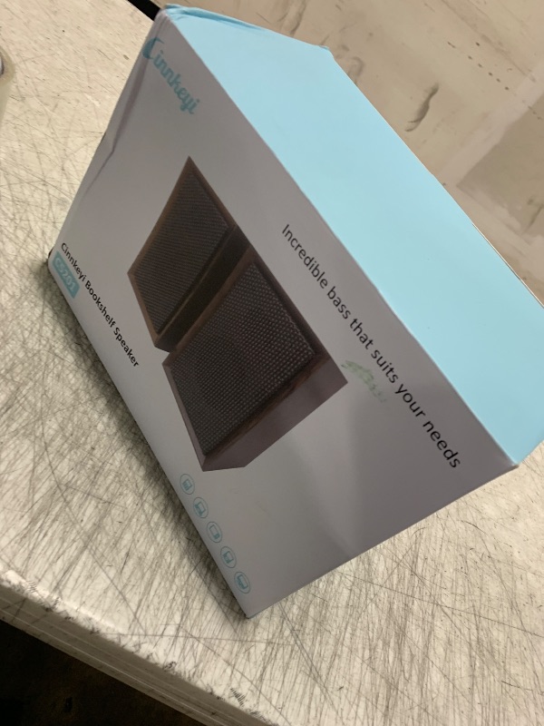 Photo 1 of 40W Computer Speakers,2.0 AC Powered Wooden PC Speakers with Strong Bass,7.28" X 2 AC Powered USB/Bluetooth Bookshelf Speakers with USB Input for DSP PC Speaker, Wooden Speaker for Laptop (C5201-US)