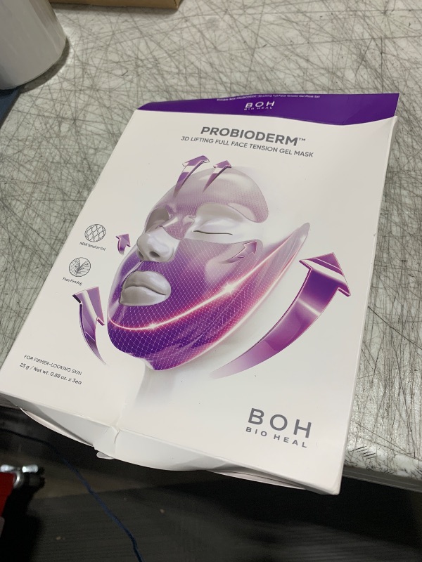 Photo 1 of Probioderm™ 3D Lifting Full Face Tension Gel Mask | NOT a Hydrating Mask – Firming & Tightening for Lifted, Sculpted Skin | 20-Peptide Complex & PDRN for Face Contouring & Jawline Definition