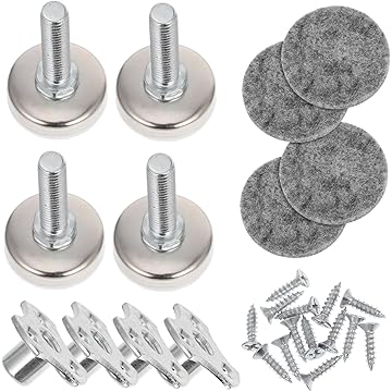Photo 1 of Adjustable Furniture Levelers Legs Screw on Shims for Furniture Table Levelers Legs for Floor Protection